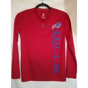 NFL Buffalo Bills Football Shirt Youth‎ Size M Red Long Sleeve Dri-fit